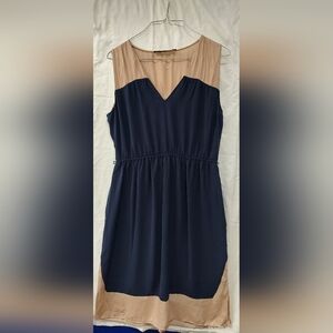 Zara Navy Blue Midi Dress